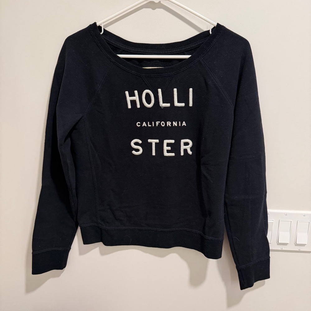 Hollister Navy Crewneck